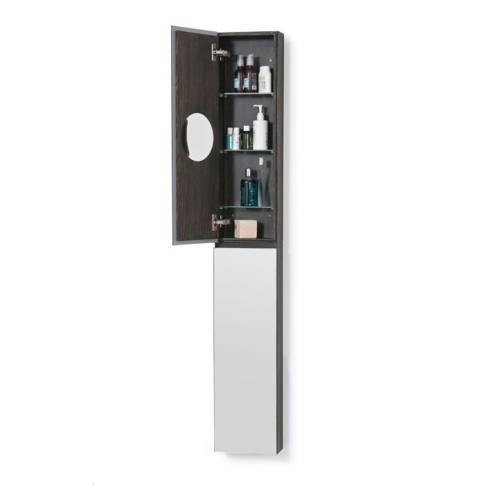 black bathroom cabinet tall